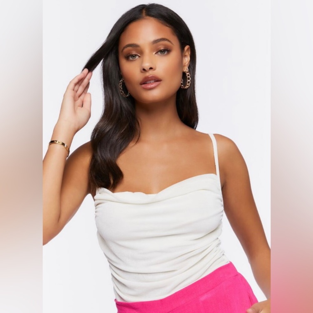 Knit Cowl Neck Cami
